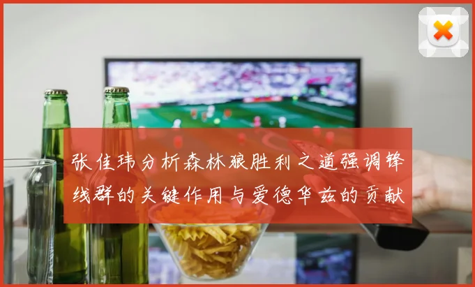 张佳玮分析森林狼胜利之道强调锋线群的关键作用与爱德华兹的贡献
